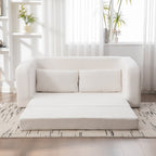71" 2-in-1 Pull Out Foldable Loveseat Sofa Bed
