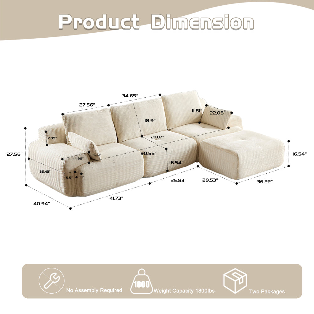 Modern Memory Foam Cloud Sofa
