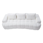100" Extra Large Curved Front Sofa