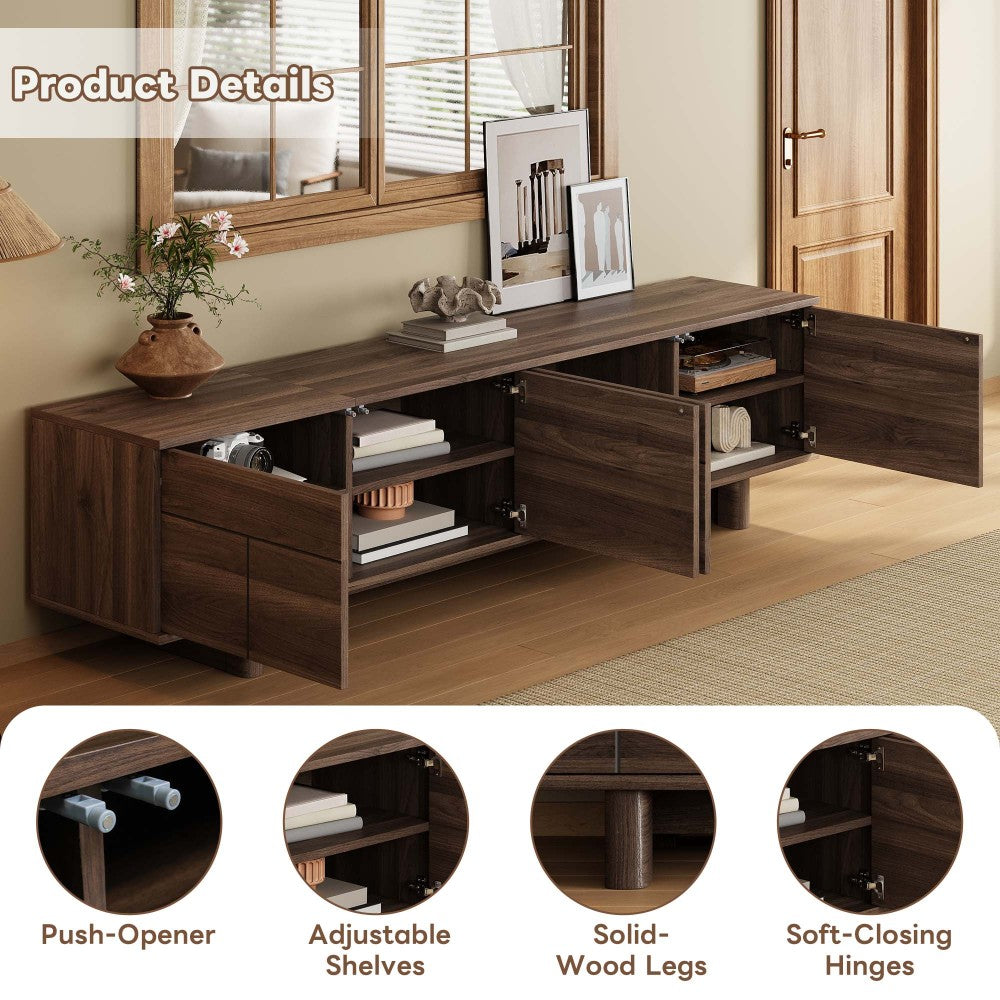 78 inch Modern TV Stand for TVs up to 85"