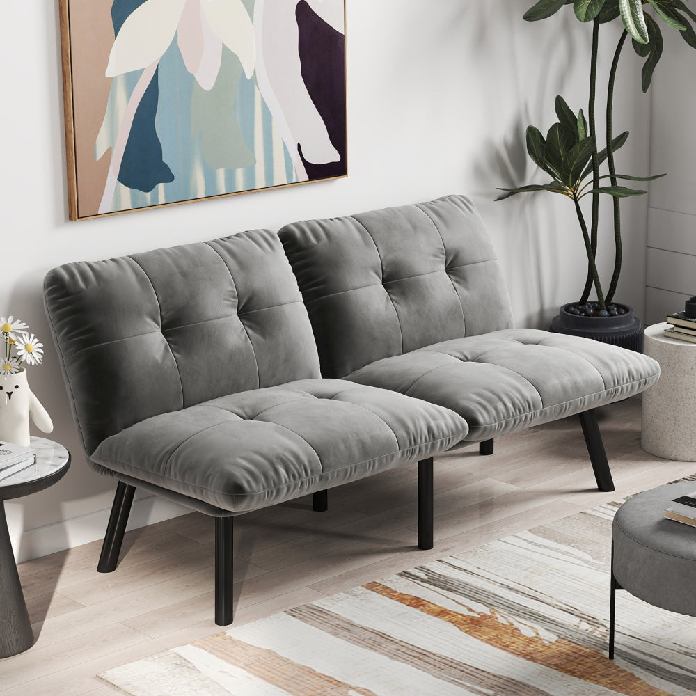 63" Convertible Folding Sofa Bed