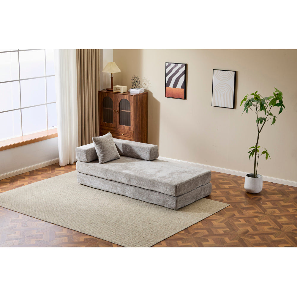 3-Seat Convertible Floor Sofa Bed