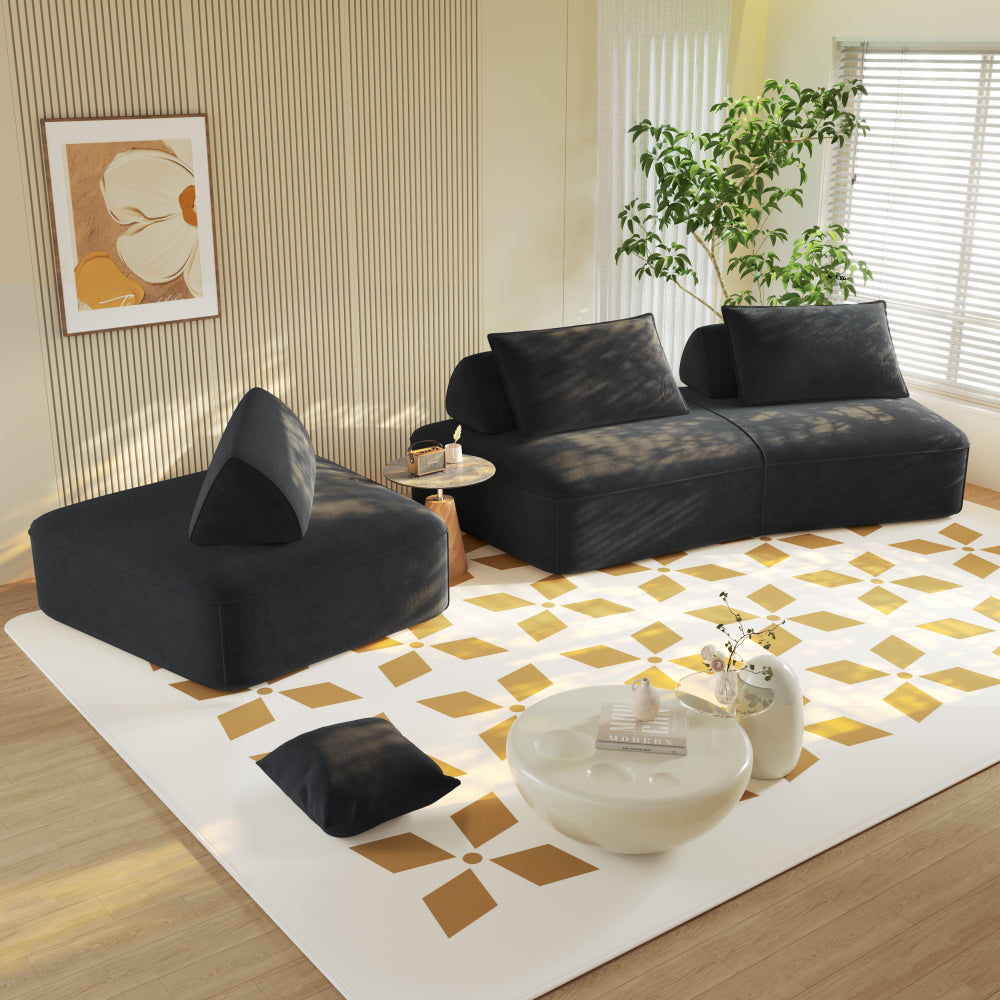 139" Oversized Modular Sectional Sofa