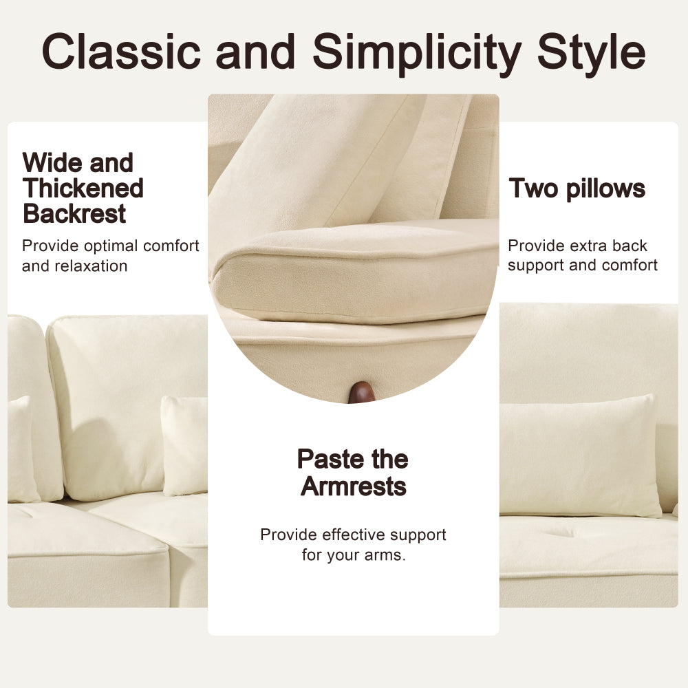 103" Deep Seat 3-Seater Sofa