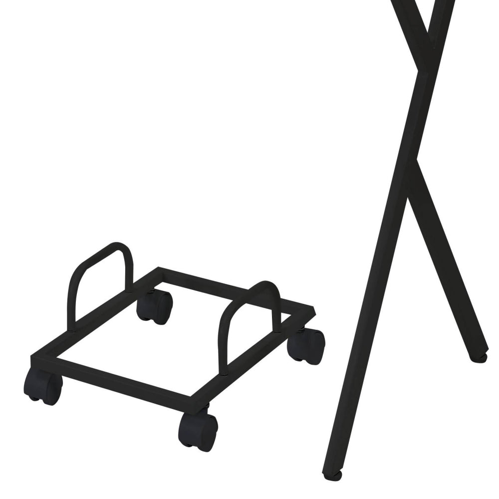 62.5" L-Shaped Computer Desk with CPU Holder