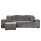 104.5" Modern L-Shape 3 Seat Reversible Sectional