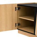 U-Can Modern Storage Cabinet with Rounded Corners