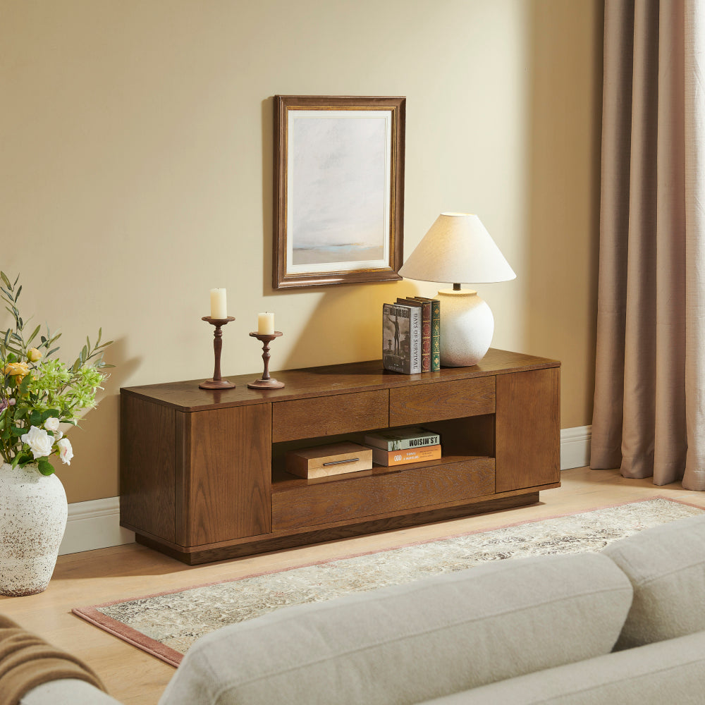59" Mid Century Modern TV Stand for TVs up to 65"