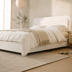 Boucle Platform Bed