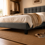 Upholstered Platform Bed