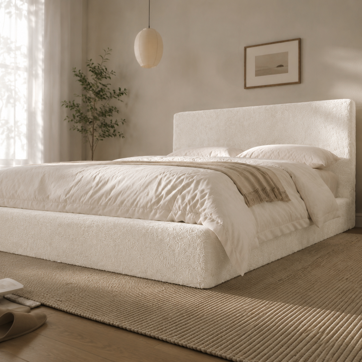 Cloud Upholstered Platform Bed