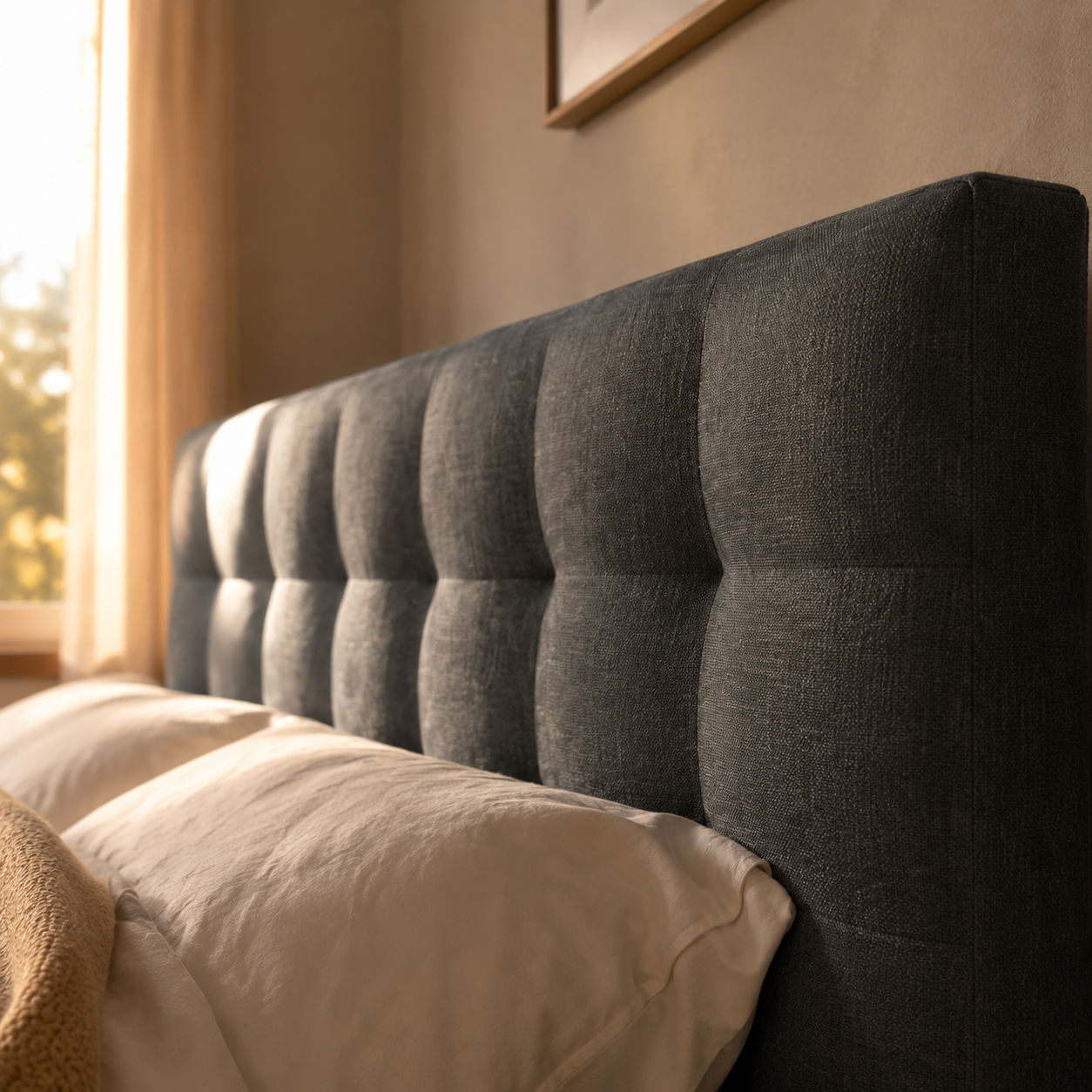 Upholstered Platform Bed