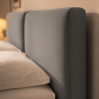 Velvet Upholstered Platform Bed