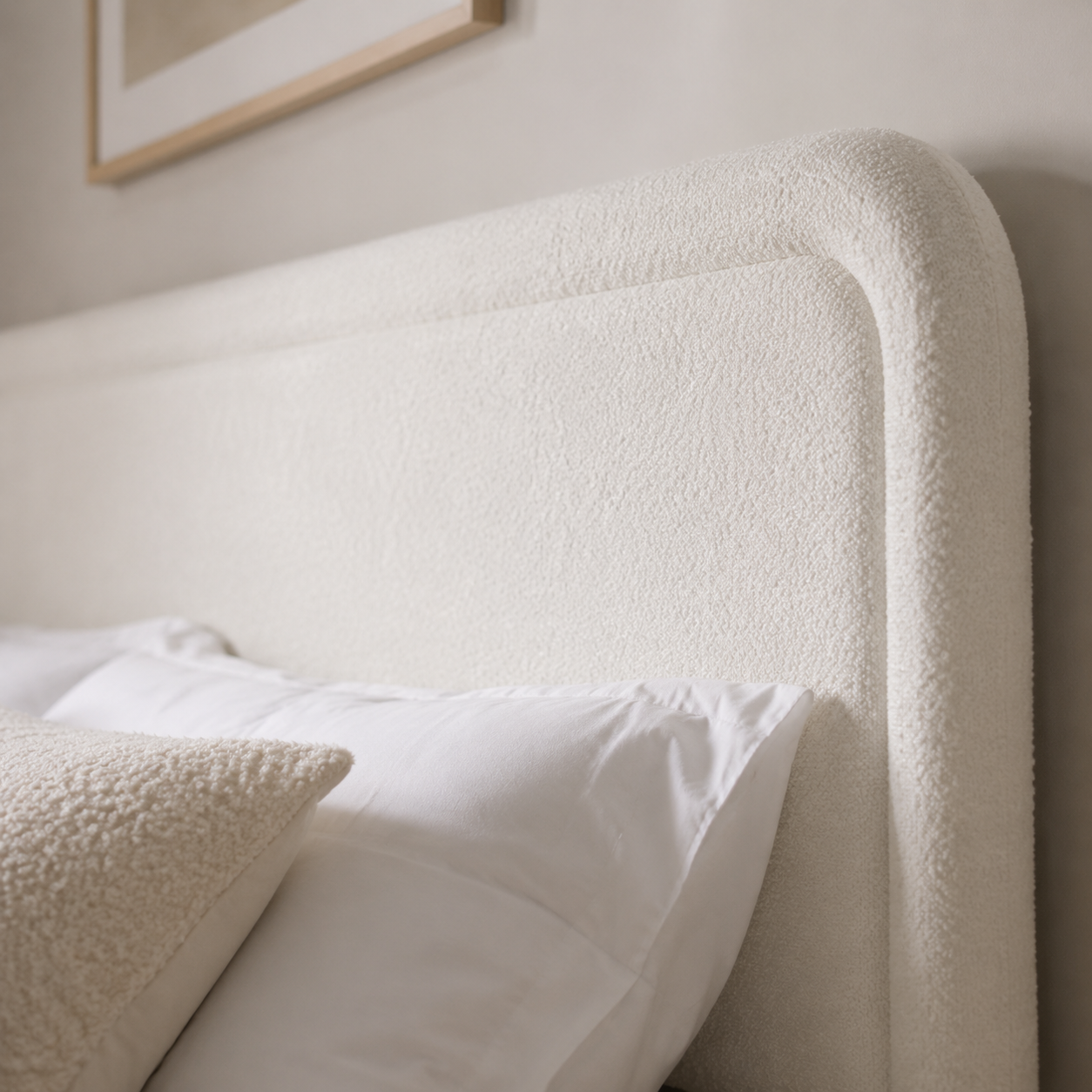 Platform Storage Bed with 4 Built-In Drawers