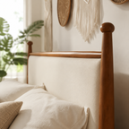 Solid Poplar & Plywood Platform Bed