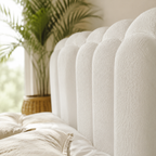 Boucle Platform Bed