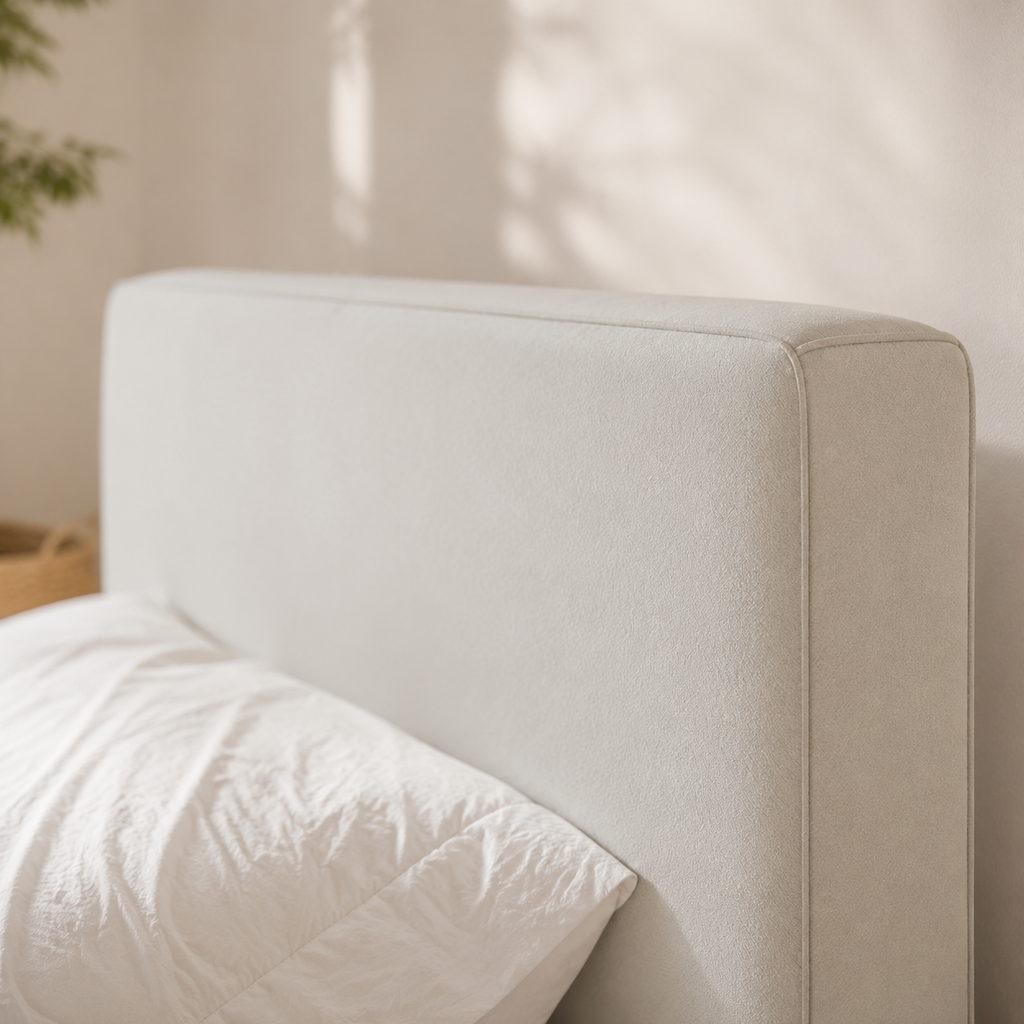 Velvet Upholstered Platform Bed