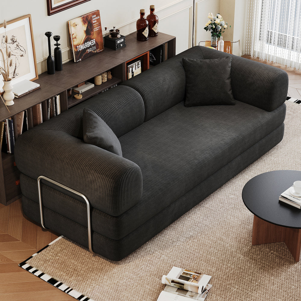 78.8" Convertible Floor Sofa Bed