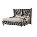 Wingback Platform Bed
