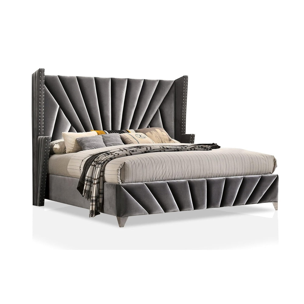 Wingback Platform Bed