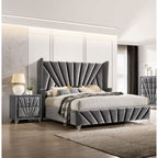 Wingback Platform Bed