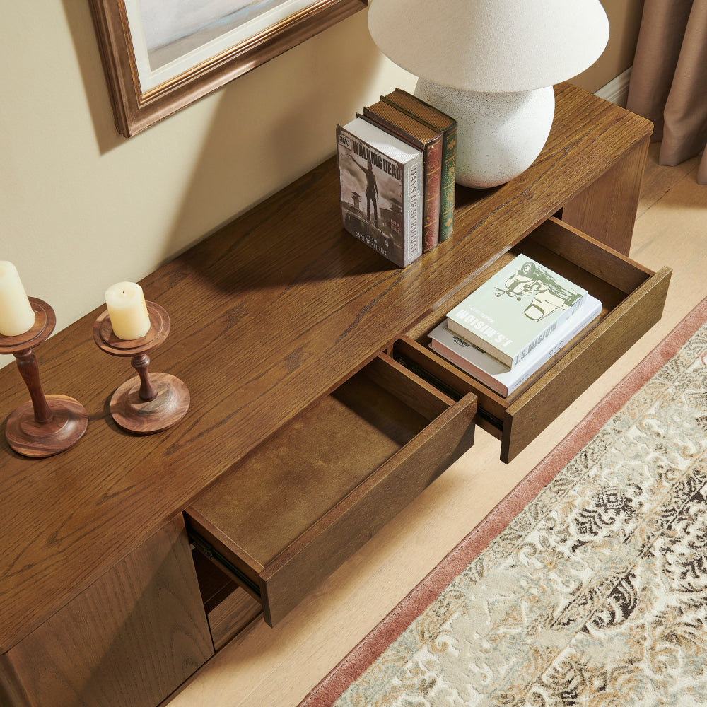 59" Mid Century Modern TV Stand for TVs up to 65"