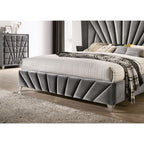 Wingback Platform Bed