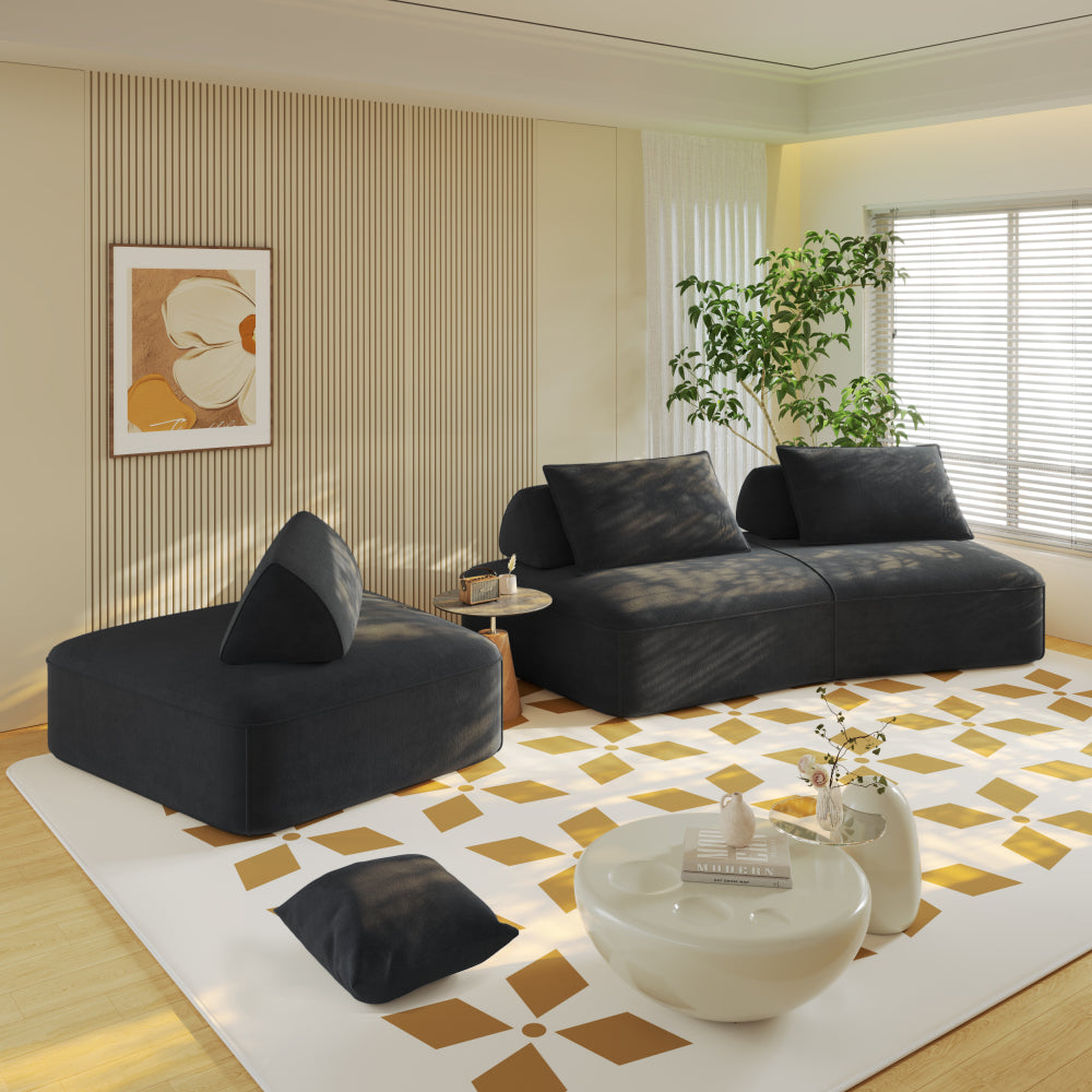 139" Oversized Modular Sectional Sofa