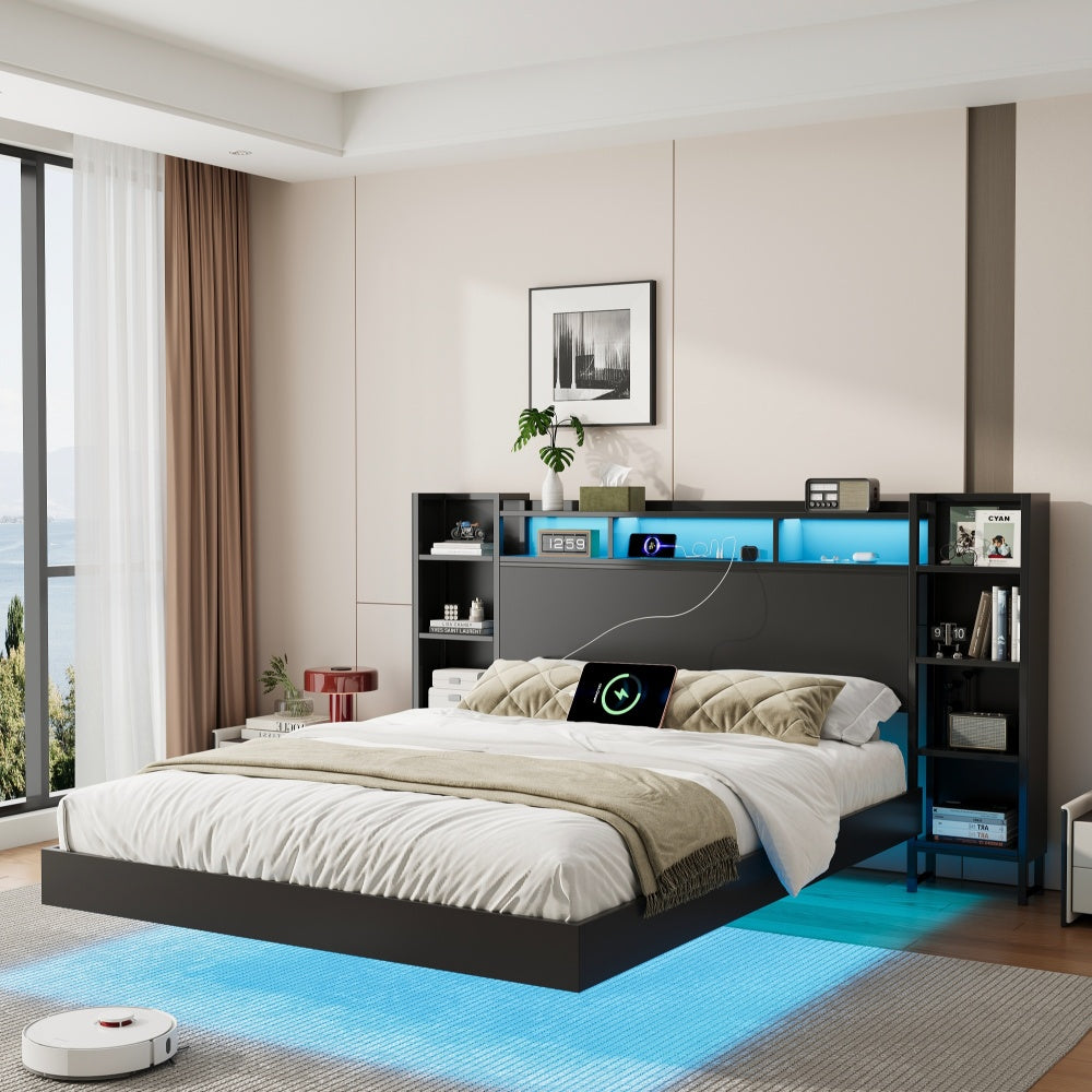 Floating Platform Bed
