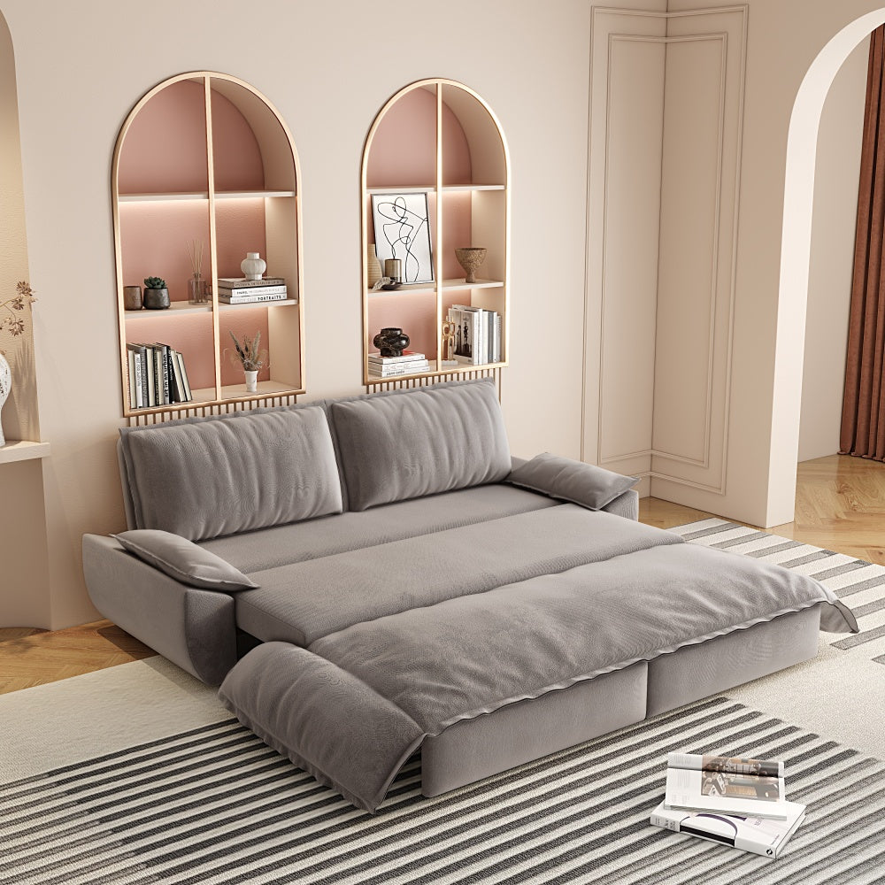 73.2" Queen Pull-Out Sofa Bed