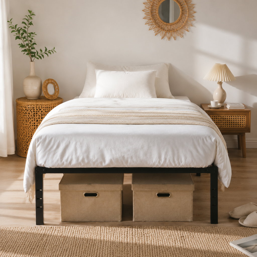 Heavy Duty Metal Platform Bed Frame