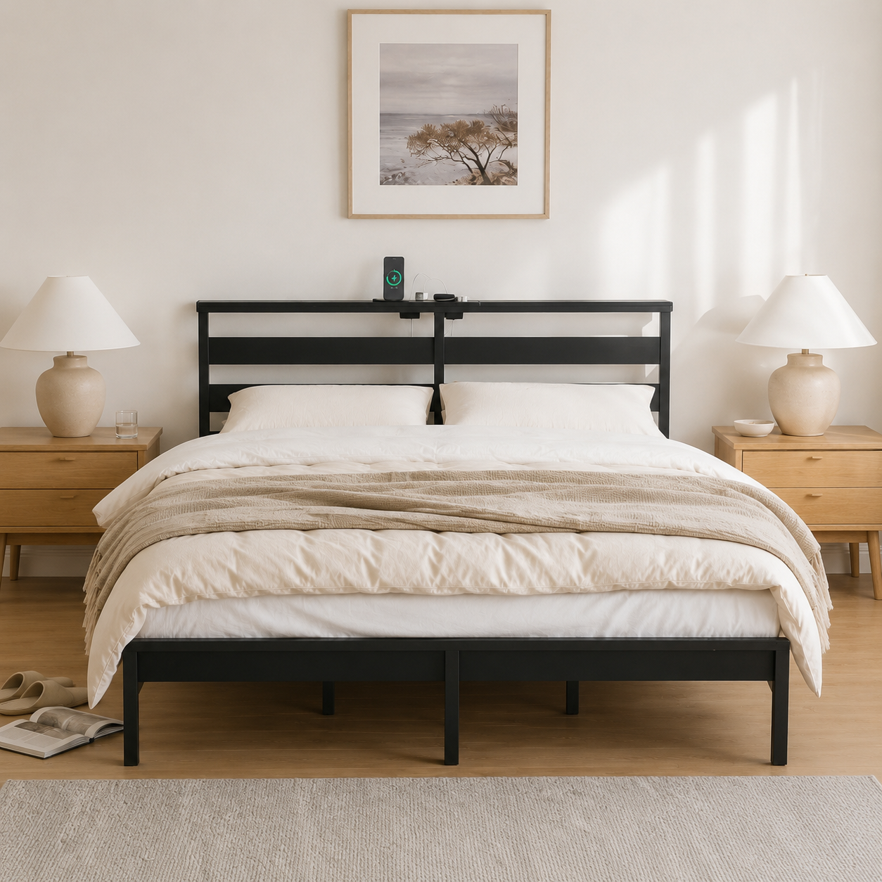 Metal Platform Bed