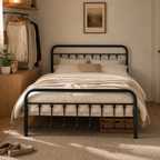 Victorian Metal Platform Bed Frame