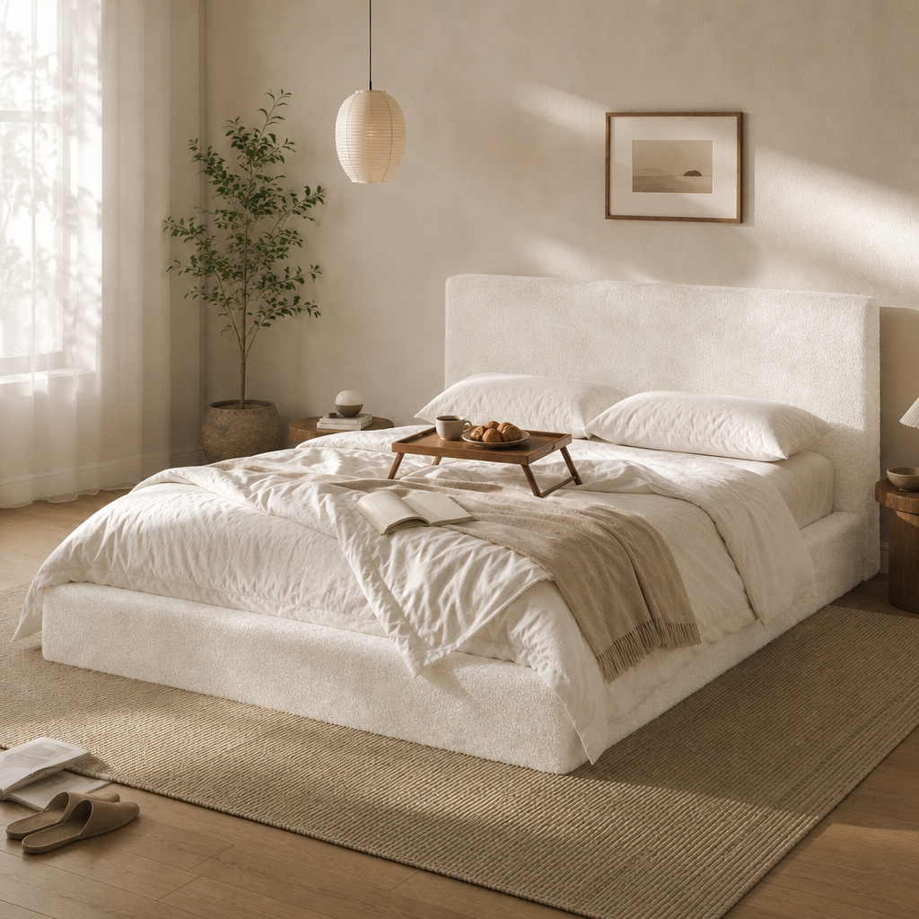 Cloud Upholstered Platform Bed