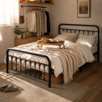 Victorian Metal Platform Bed Frame