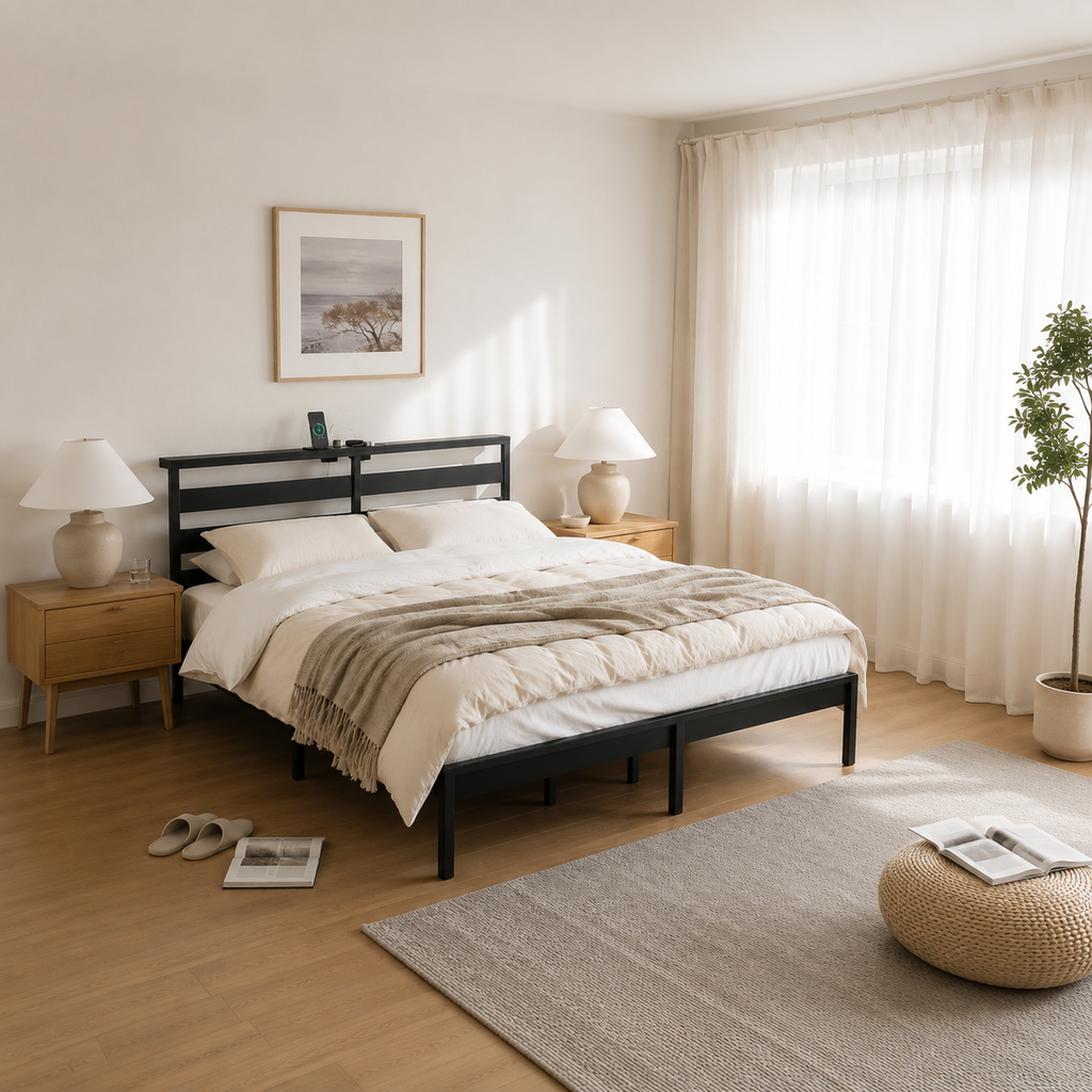 Metal Platform Bed