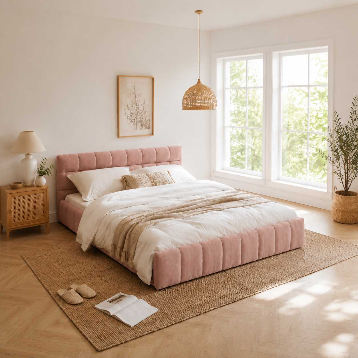 Low Profile Platform Bed