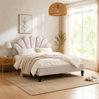 Velvet Platform Bed