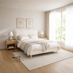 Teddy Bear Plush Platform Bed