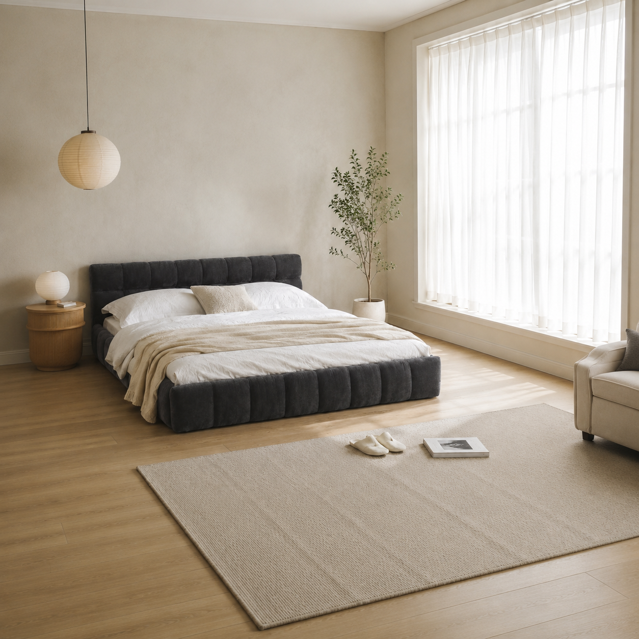 Low Profile Platform Bed